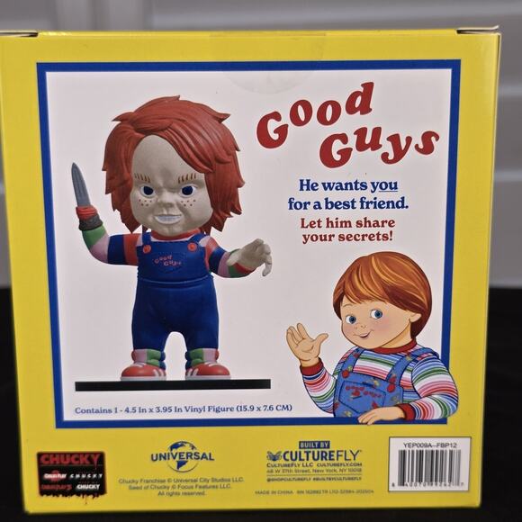 Tiffany And Chucky Good Guys Vinyl Figure 4.5in NEW childs Play Collectible 2025 - Picture 4 of 11